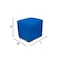 Eevelle MERIDIAN Series, Square Ottoman Cover - Royal Blue, 21L x 21W x 17H MDTSQOM-RYL - alternate 1